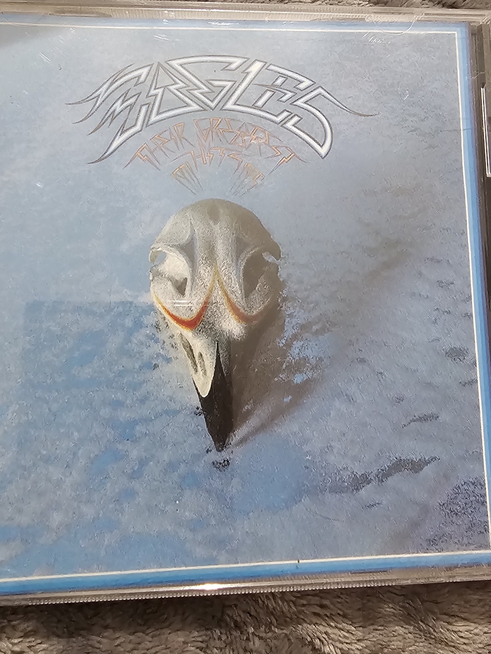 Eagles Their Greatest Hits Vinyl/CD Cover - Blue Artwork